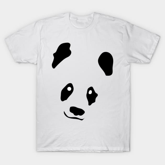 Minimalistic panda design T-Shirt by MiqayelHar